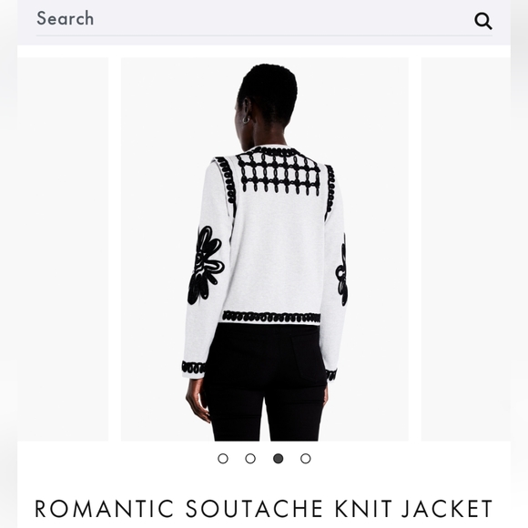 Nic + Zoe Romantic Soutache Knit Jacket - Picture 3 of 7